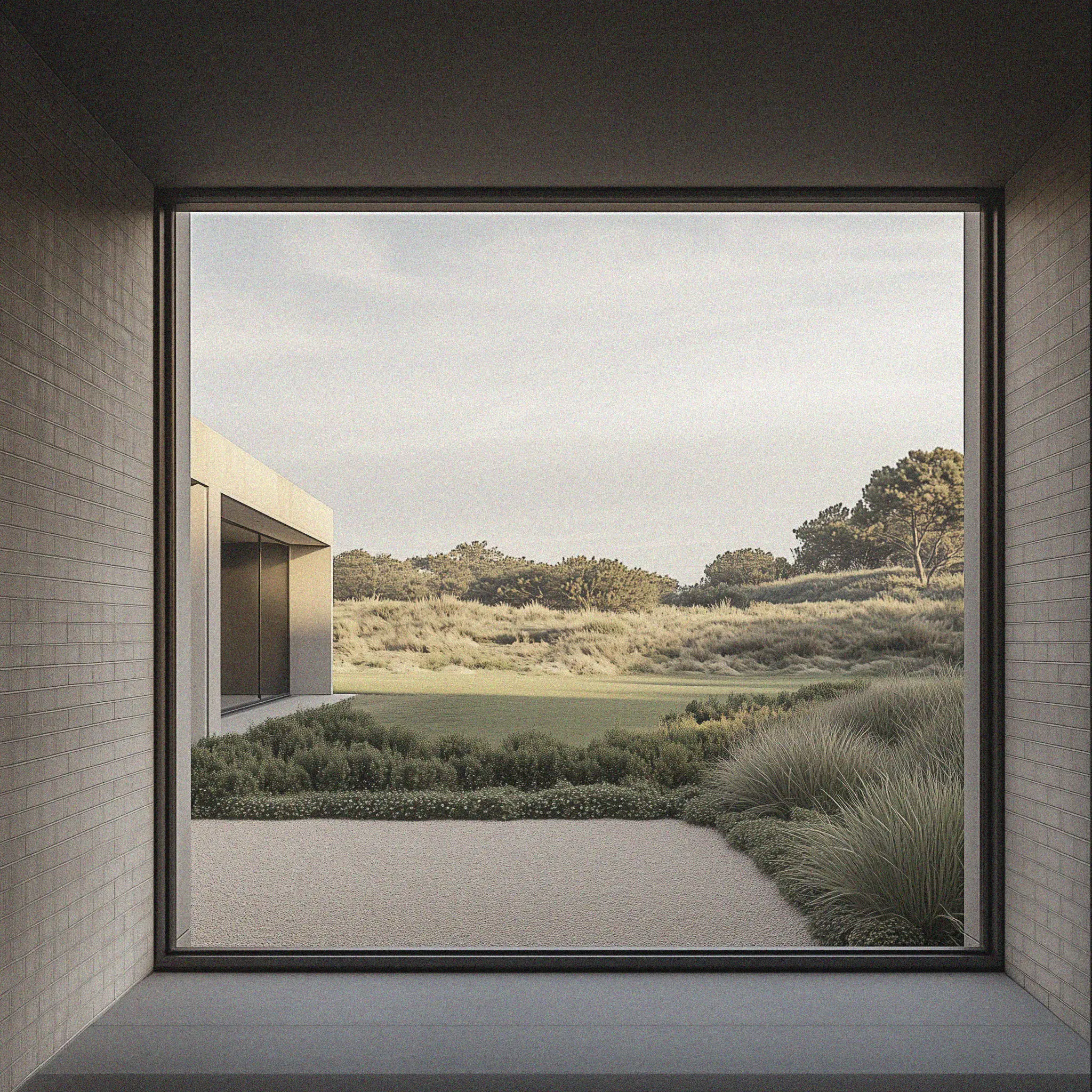 Rye Beach Home detail - native vegetation and coastal landscape elements